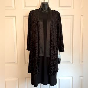 Tiana B. Dress w/ attached Jacket NWT